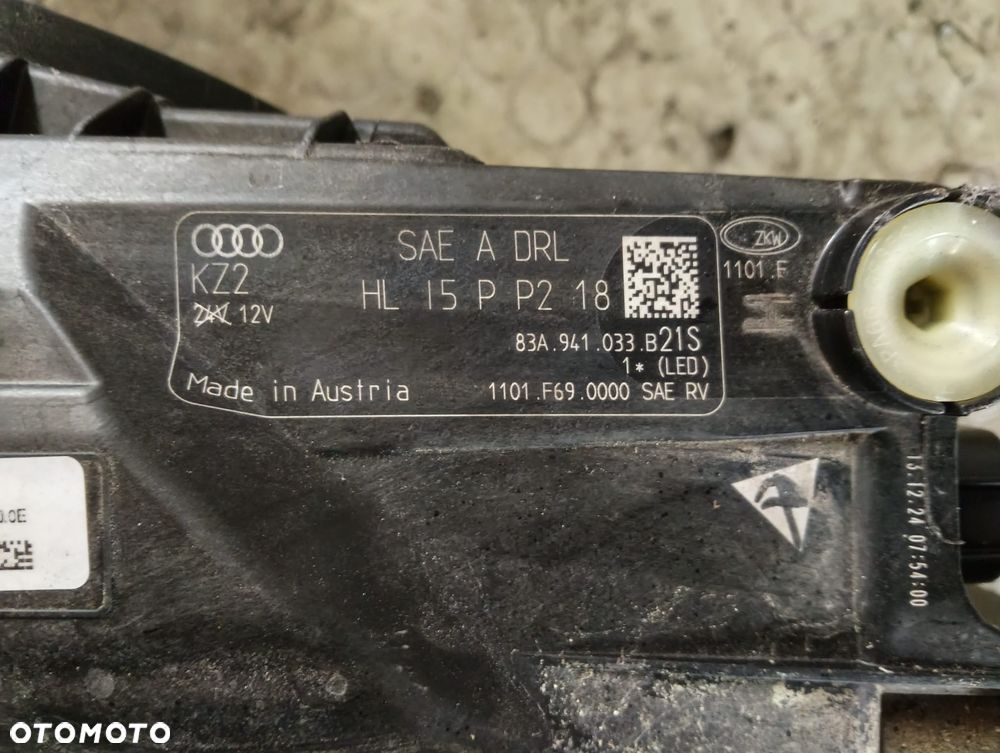 83A941033B lampa lewa FULL LED USA  Audi Q3 83A czesci - 5