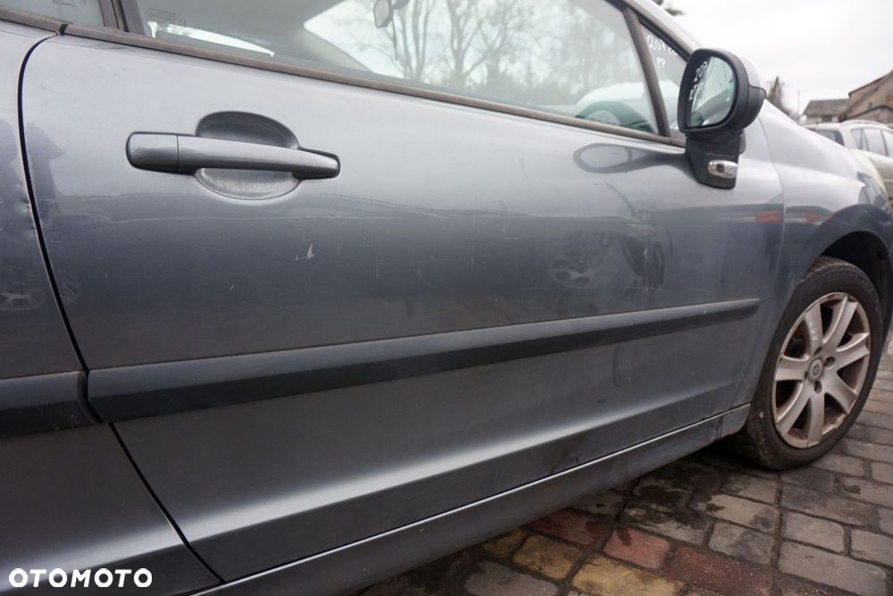 DRZWI PRZEDNIE PRAWE 207 CC CABRIO KTHC  SZARY PEUGEOT 2007-2009 - 2