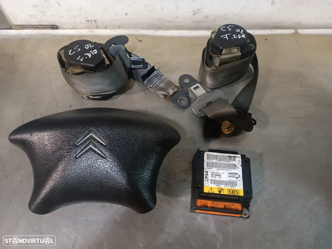 KIT DE AIRBAGS COM TABLIER CITROEN C5 01-04 - 2