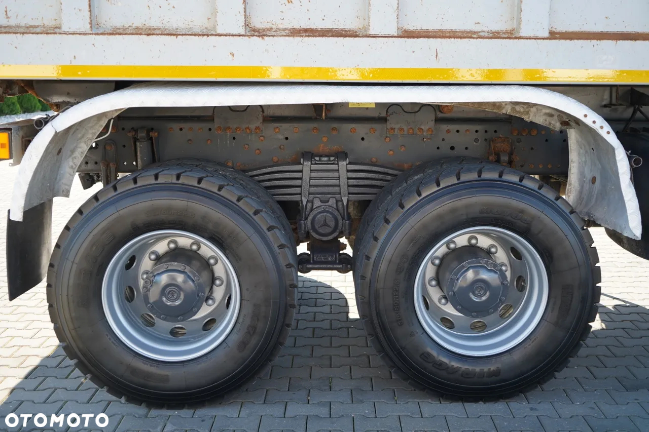 Mercedes-Benz ACTROS 4141 / 8X6 / WYWROTKA TYLNOZSYPOWA / WIELTON / EPS + SPRZĘGŁO / OPONY 100% - 23