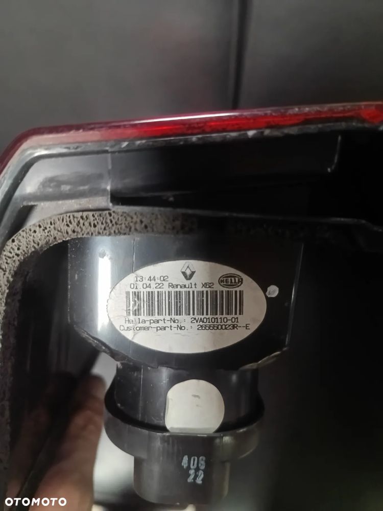 LAMPA TYLNA TYŁ RENAULT MASTER OPEL MOVANO NISSAN NV400 265550023R ORYGINAŁ - 3