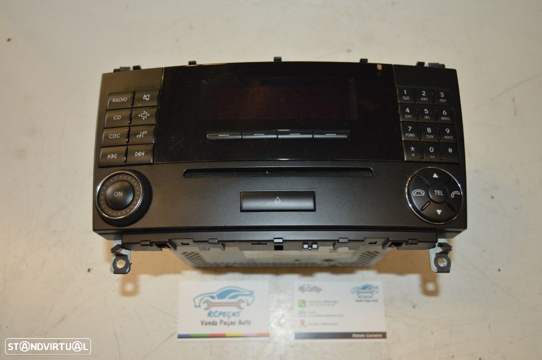 RADIO AUTORADIO LEITOR CD MERCEDES BENZ CLASS C W203 A2038704589 2038704589 DISPLAY COMANDOS COMUTADOR PAINEL CONTROLO COMUNICAÇÃO - 2