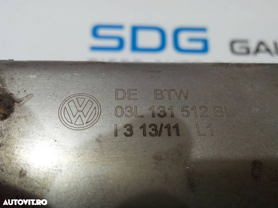 Valva Supapa EGR Seat Leon 1P 1.6TDI 105cp 2010 - 2012 COD : 03L 131 512 BL / 03L131512BL - 2