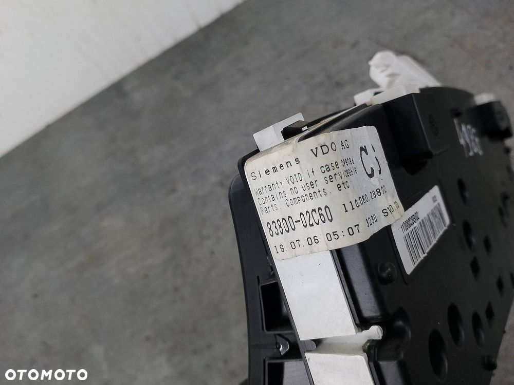 LICZNIK TOYOTA COROLLA IX E12 83800-02C60 SIEMENS 1.4 D-4D - 3