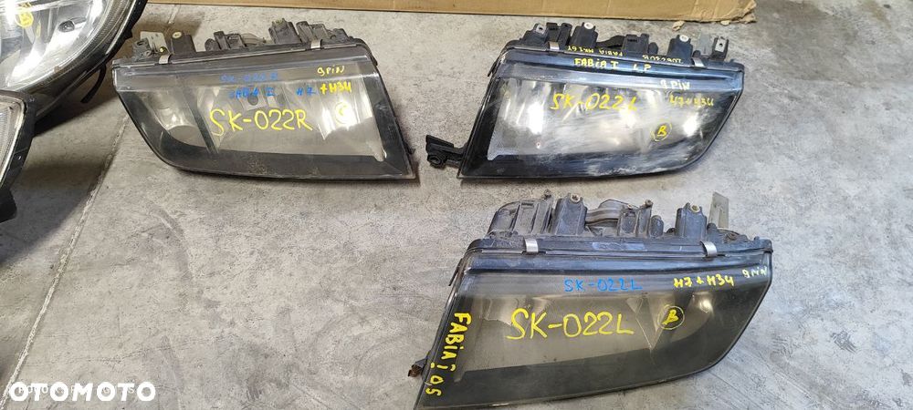 REFLEKTORY LEWE PRAWE SKODA - 4