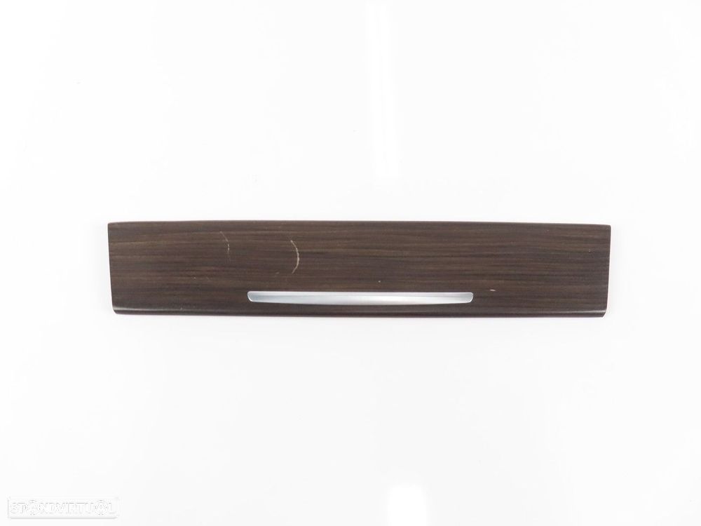 Friso do Cinzeiro em Madeira Natural Seminovo/ Original BMW 7 (F01, F02, F03, F0... - 1