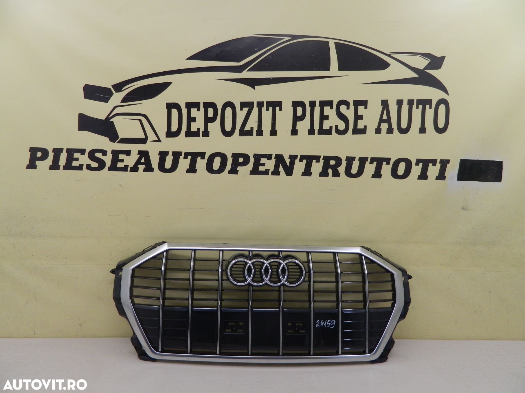Grila radiator Audi Q3 83A S-Line, 2018, 2019, 2020, 2021, 2022, 2023, cod origine 83A853651E. - 1