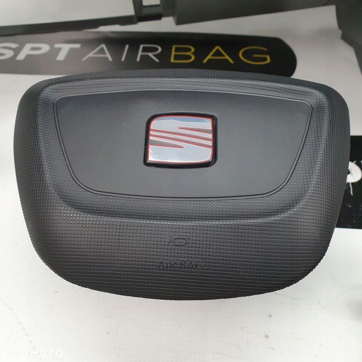 SEAT IBIZA 6J IV AX2 DESKA ROZDZIELCZA KONSOLA KOKPIT PULPIT PODUSZKI AIRBAG AIR BAG PASY KIT SET - 6