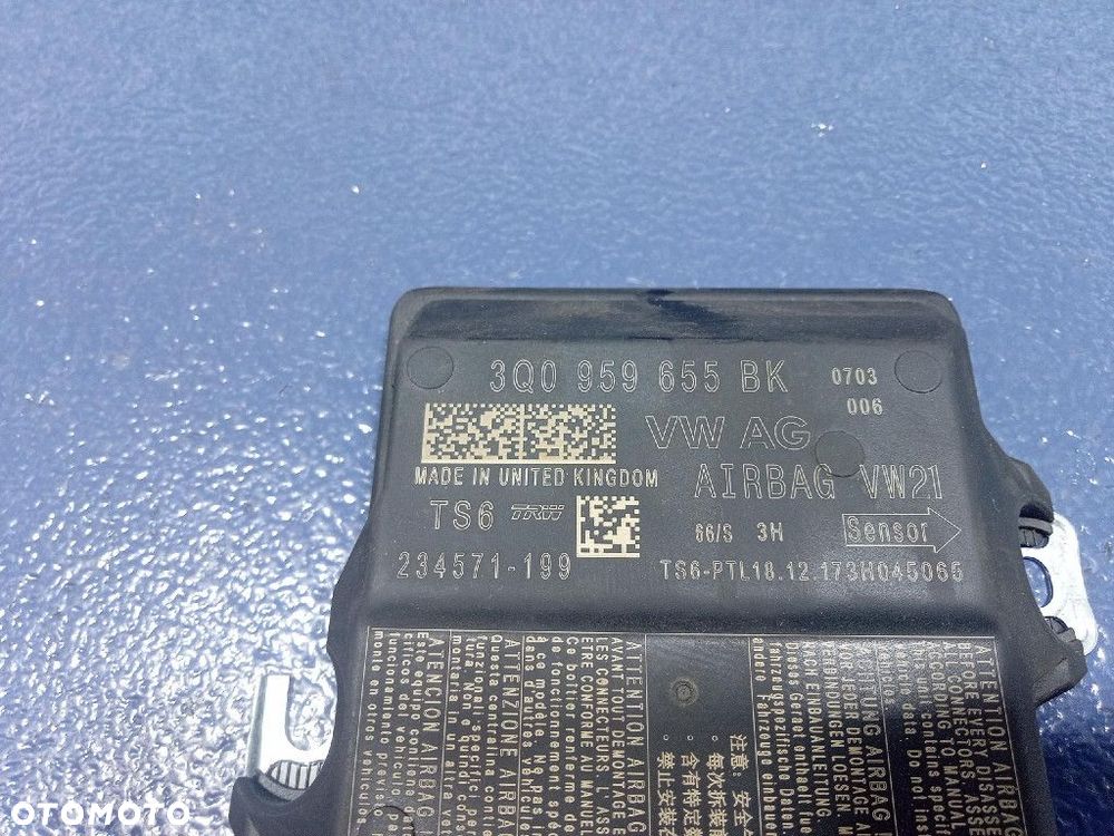 VW PASSAT B8 DESKA ROZDZIELCZA PODUSZKI PASY KPL EU 3G1857003BP - 5