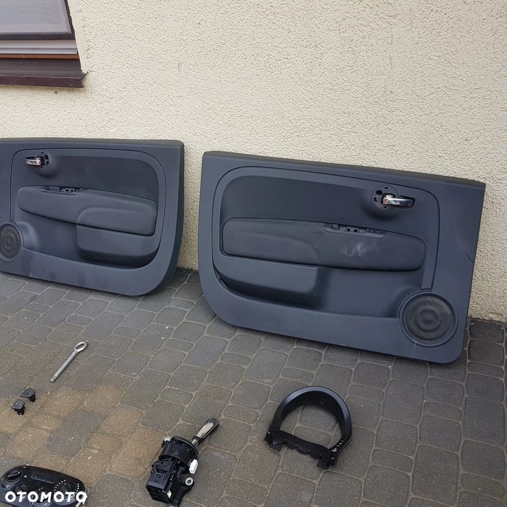 podnośnik mechanizm silniczek linki ślizg uchwyt szyby fiat 500 - 4