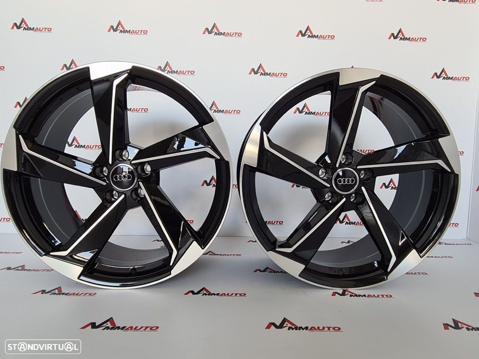 Jantes Audi A9 Preto Polido 20