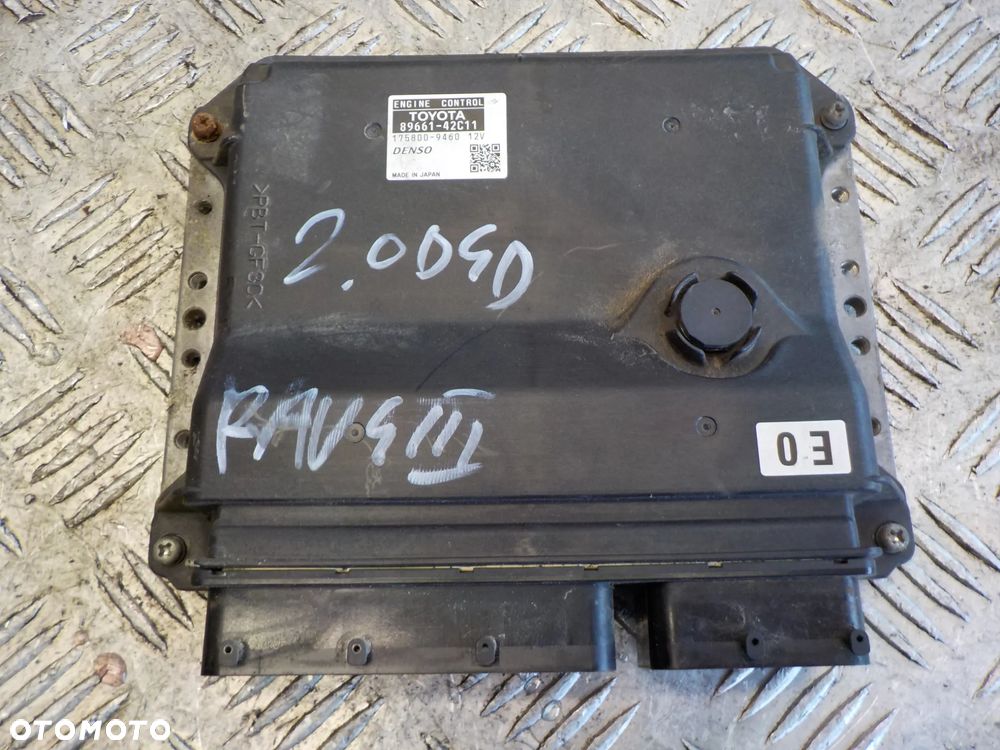 TOYOTA RAV4 III 2.0 D4D STEROWNIK KOMPUTER SILNIKA 89661-42C11 - 1