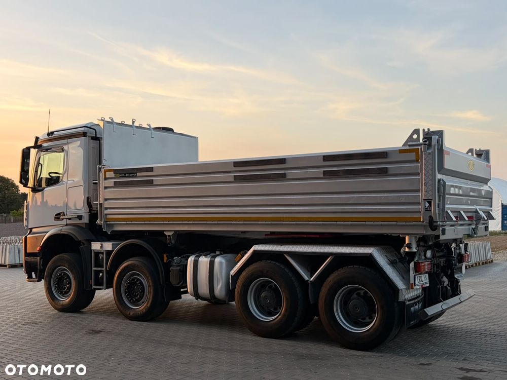 Mercedes-Benz Arocs 4145 Kipper Meiller Hydroburta 8x4 stan idealny - 5