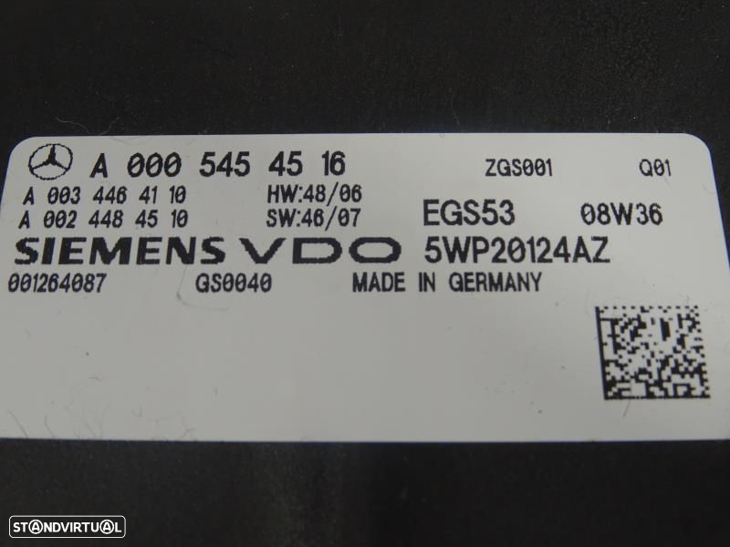 Centralina Caixa De Velocidades  Mercedes-Benz C-Class (W204)  5Wp2012 - 2