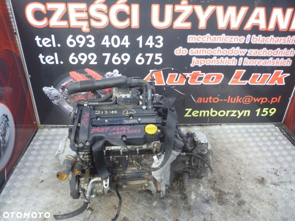 SILNIK OPEL CORSA ASTRA 1.4 16V Z14XEP 124 TYS - 1