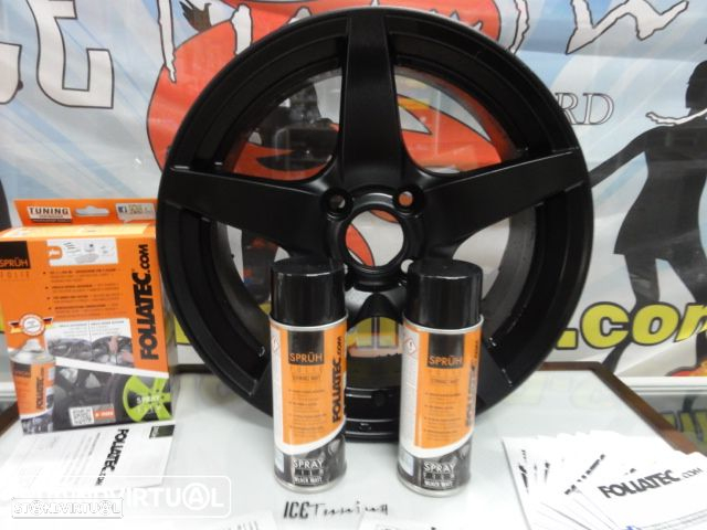 Kit de Tinta plástica removivel Foliatec em spray 2 x 400ml Preto Mate ou preto brilhante temos 30 cores em stock - 17