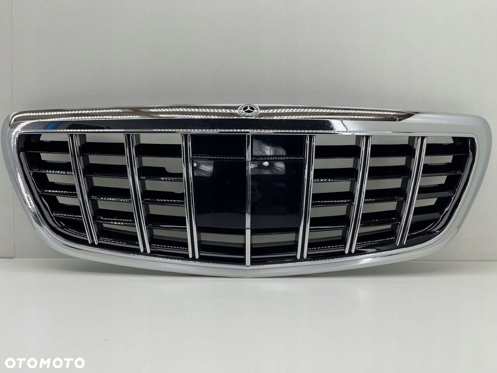 MERCEDES W222 ATRAPA GRILL ZDERZAKA PRZÓD - 2