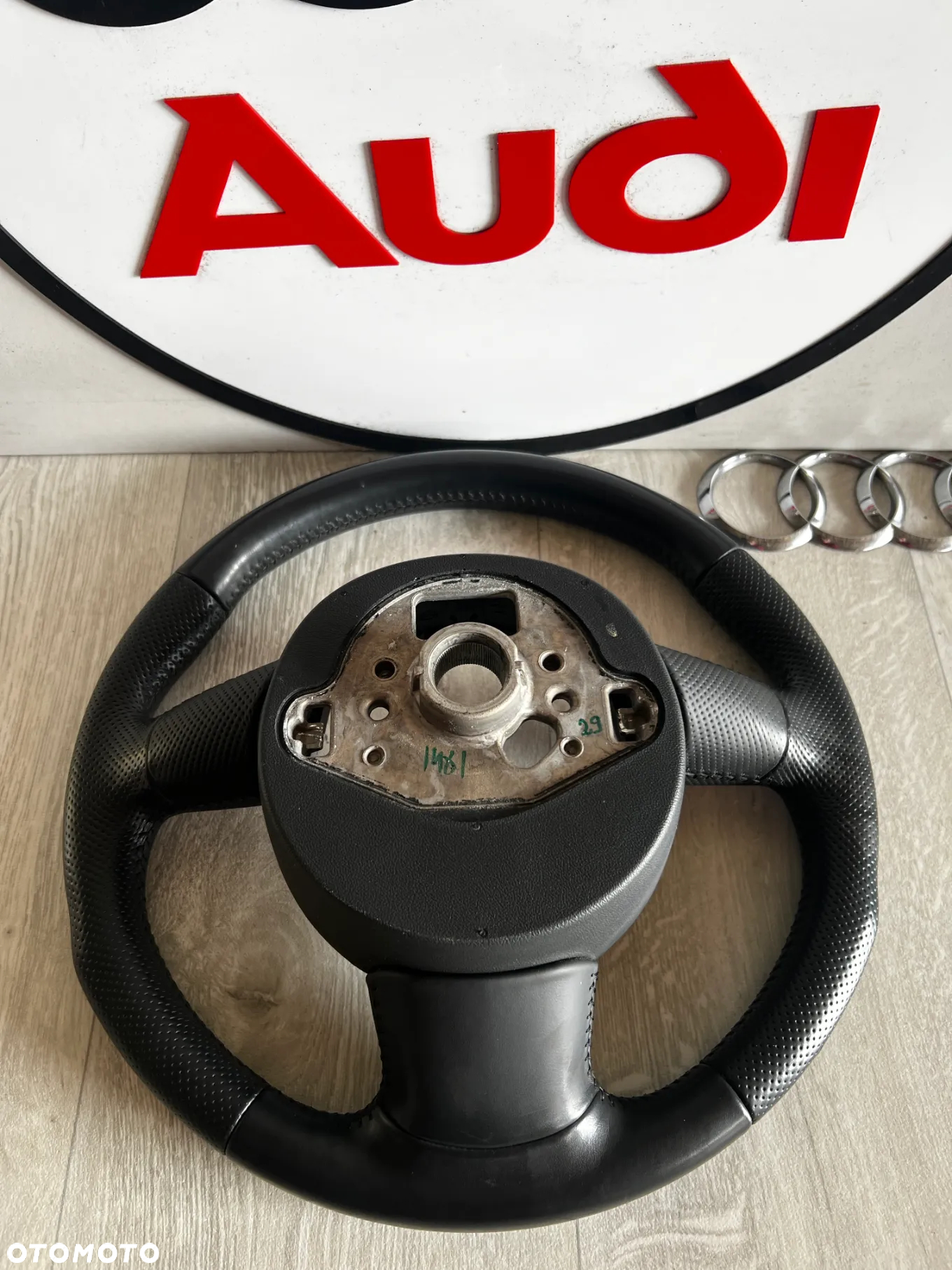 KIEROWNICA SKÓRA PIKOWANA MULTIFUNKCJA AUDI A4 B8 LIFT S-LINE 8K0419091 CA ŁADNA - 5