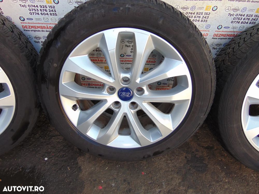 Jante aluminiu Ford Mondeo mk5 S max Kuga Galaxy 3 r17 jante aliaj cu anvelope iarna 215/55/r17 - 5