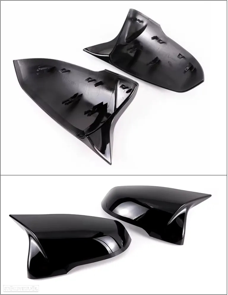 Capas retrovisor preto piano BMW F39 F40 F45 F48 F52 G29 Toyota Supra - 6