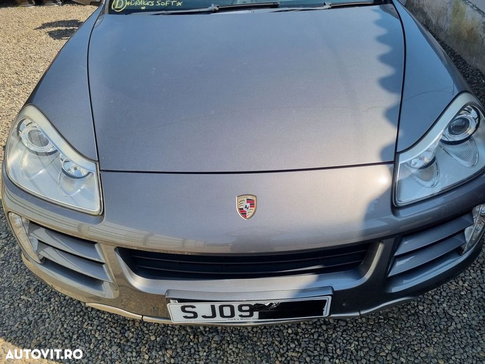 Bara fata Porsche Cayenne Facelift 2007 - 2010 GRI LM7W (1060) model fara spalatoare far - 3