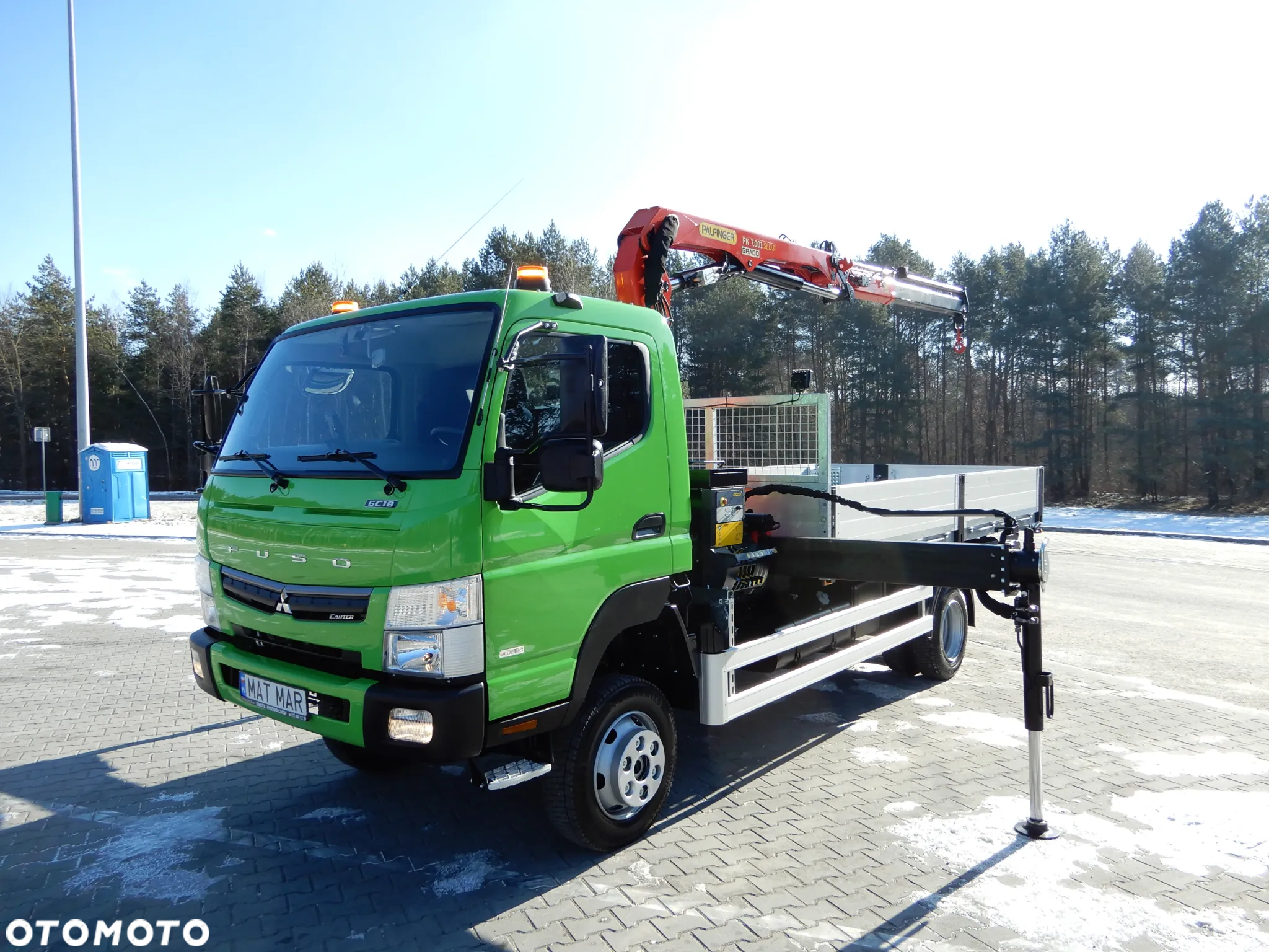 Mitsubishi FUSO CANTER 6C18 4X4 PALFINGER HDS 3.300 Udźwig Żuraw 6,2 m Skrzynia Załadowcza 8 E.Palet 4.26 Cm Stan Jak Nowy Jedyny Taki UNIKAT OKAZJA - 7