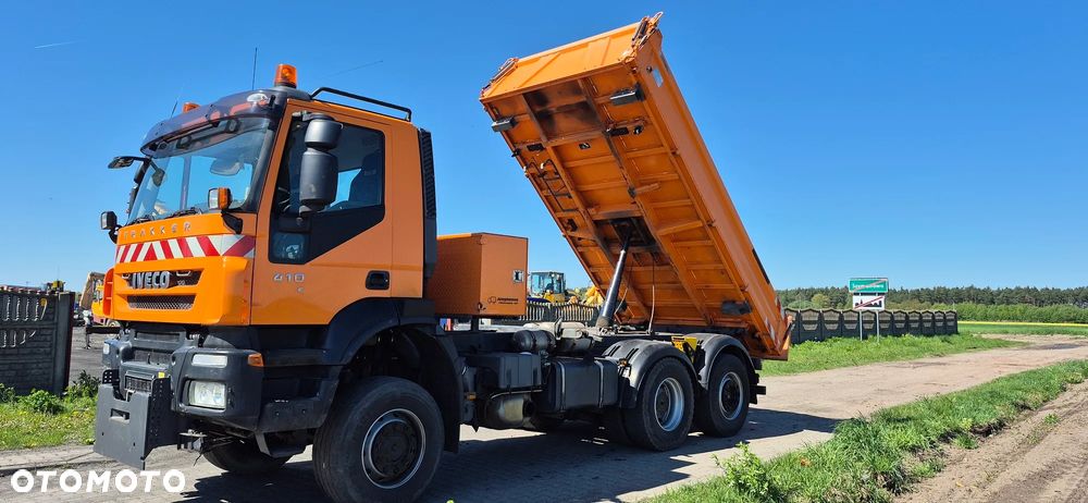 Iveco Trakker 410 6x4 na przednie koła blokada mostów