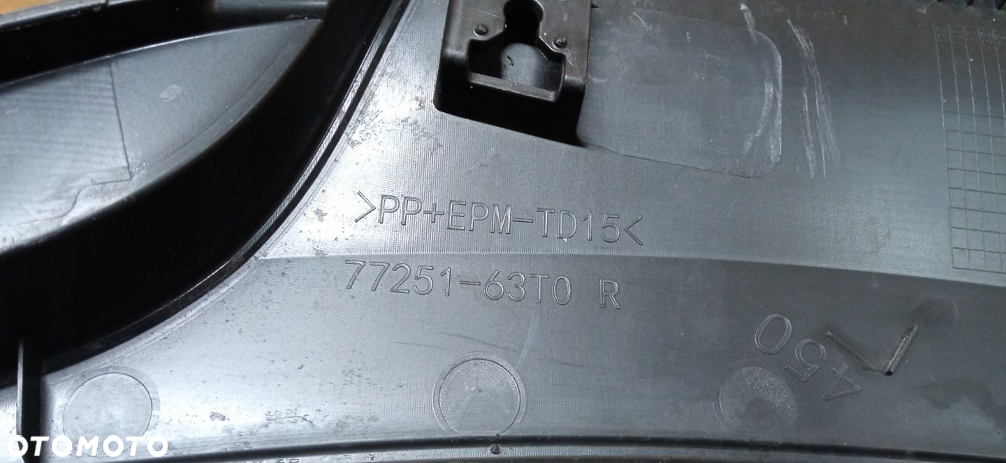 SUZUKI SX4 S-CROSS 22- LISTWA NAKŁADKA BŁOTNIKA PRAWY TYŁ 77251-63T0R - 12