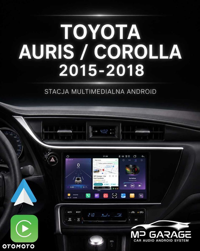 Toyota Corolla / Auris 2015_2018 Radio Android_14 CarPlay/AA Qled 4G
