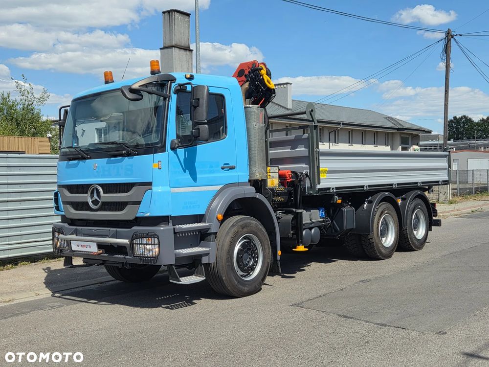 Mercedes-Benz AXOR 2633 // 6x4 330KM // PALFINGER PK12001 // 3 WYSUWY RADIOWY PILOT // NOWY KIPER WYWROTKA / NOWE OPONY - 20