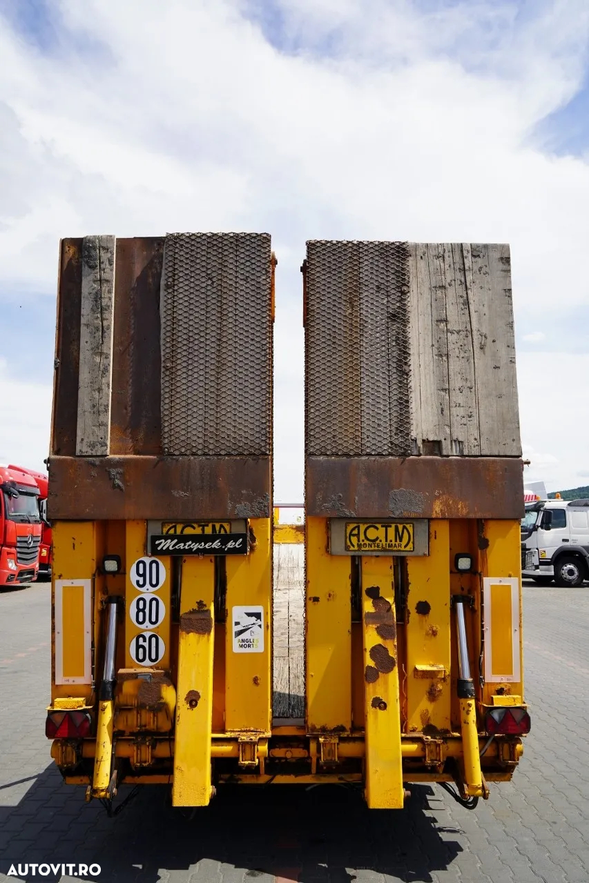 ACTM TRANSPORTATOR / ÎNCĂRCARE JOS / 13,2 M / GAMĂ HIDRAULICĂ / AX DE DIRECȚIE - 14