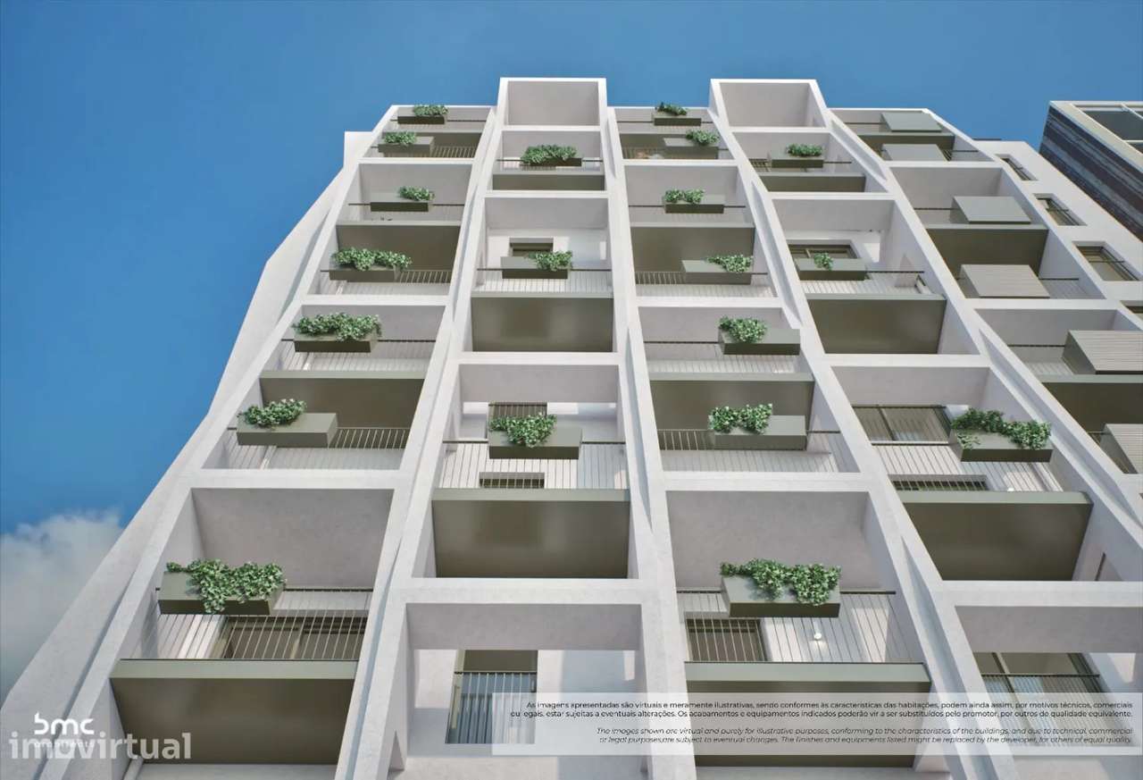 Apartamento T0 novo com elevador em Matosinhos - Grande imagem: 4/12