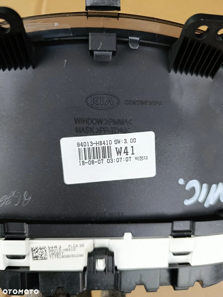 KIA STONIC 1.0 B LICZNIK PRĘDKOŚCIOMIERZ ZEGARY EUROPA 94013-H8410 - 4