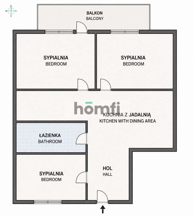 od zaraz / 3 pok Przymorze, blisko Uniwersytetu