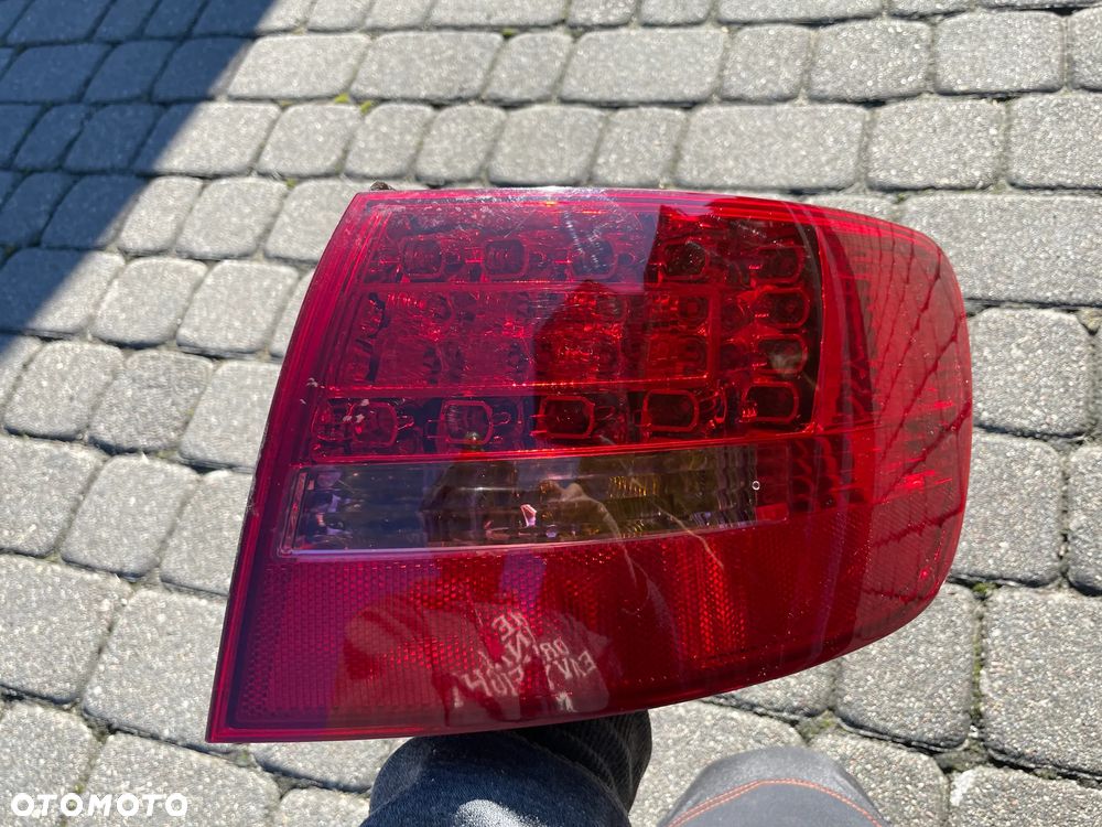 AUDI A6 C6 04- KOMBI LED KOMPLETNA BEZ RDZY KLAPA ZDERZAK PDC LAMPA TYŁ TYLNA lewa prawa LZ9Y - 11