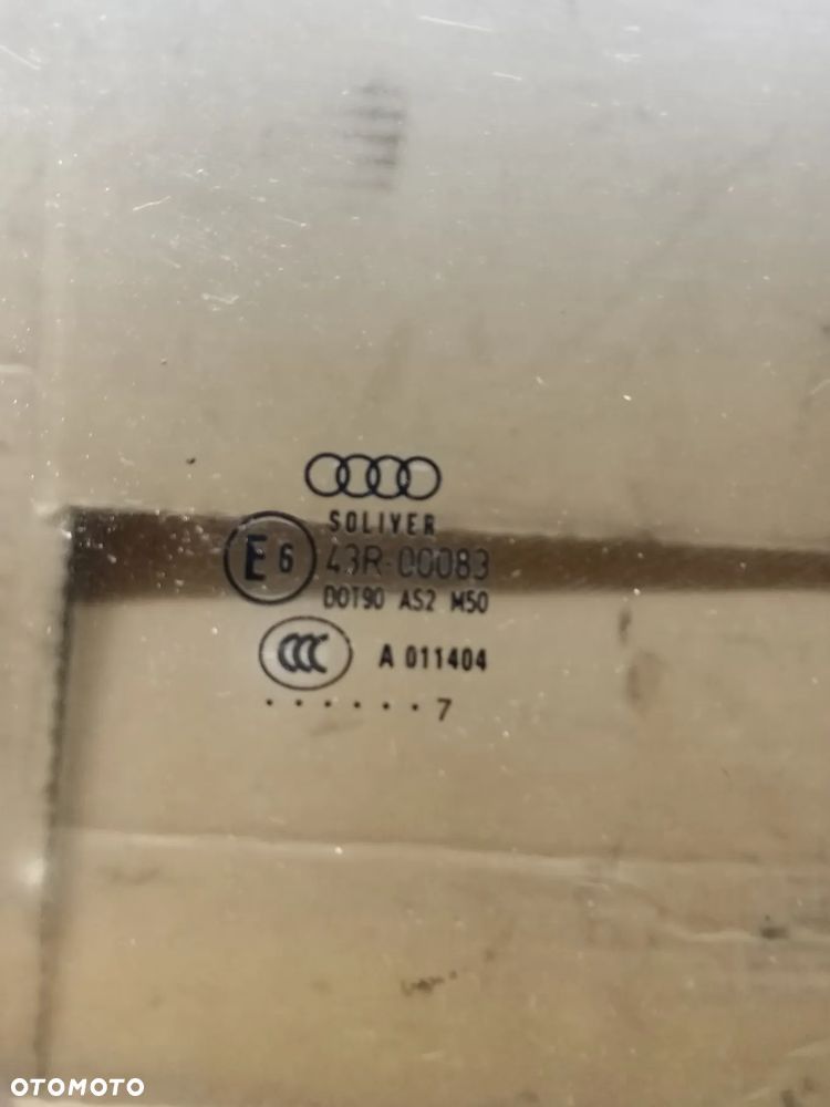 Szyba drzwi prawy przód przednia prawa Audi A6 C6 AS2 07r - 4