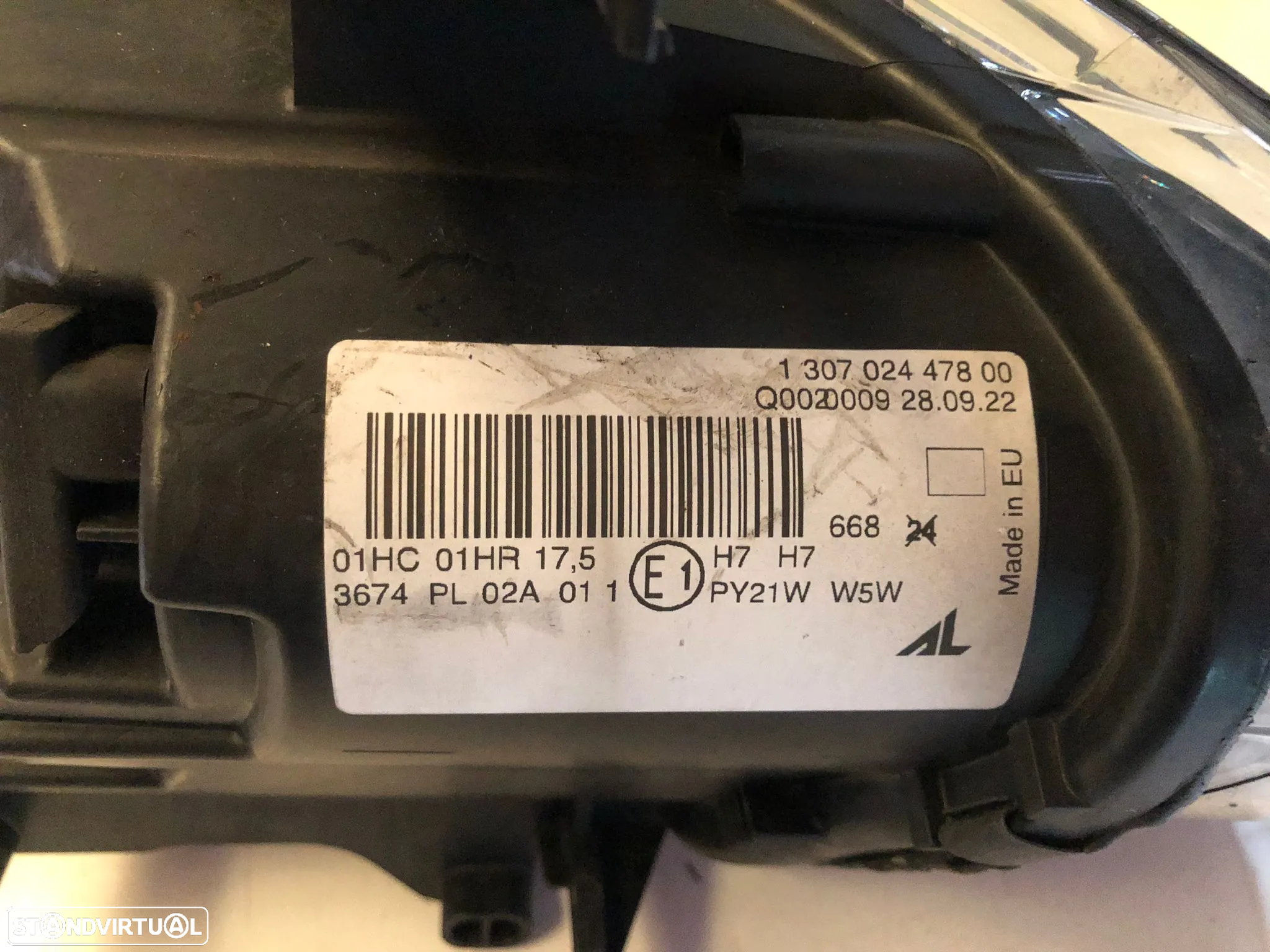 RENAULT MEGANE III 3 FAROL ESQUERDO - FF731 - 6