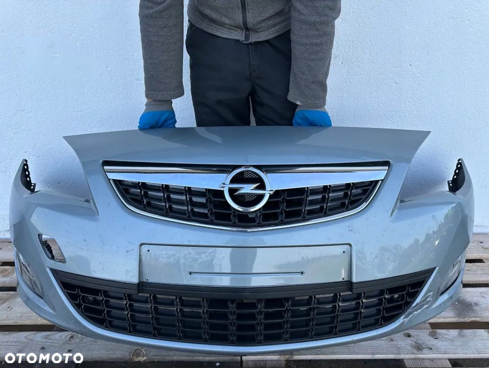 ZDERZAK PRZÓD PRZEDNI OPEL ASTRA IV 4 J 2009- 13264403 KOMPLETNY GRILL CAŁY - 1