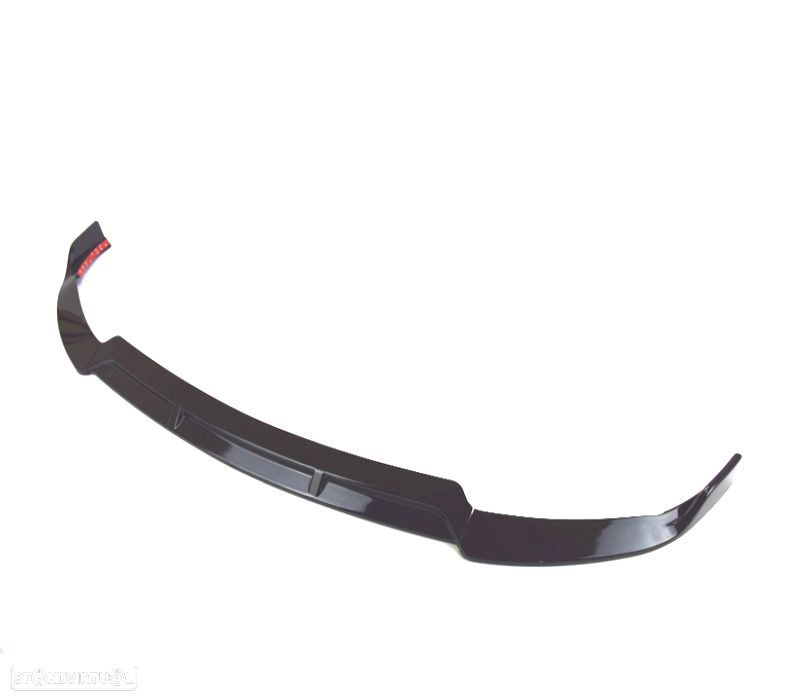SPOILER LIP FRONTAL MERCEDES CLASE C W205 14-18 LOOK AMG PRETO BRILHANTE - 5