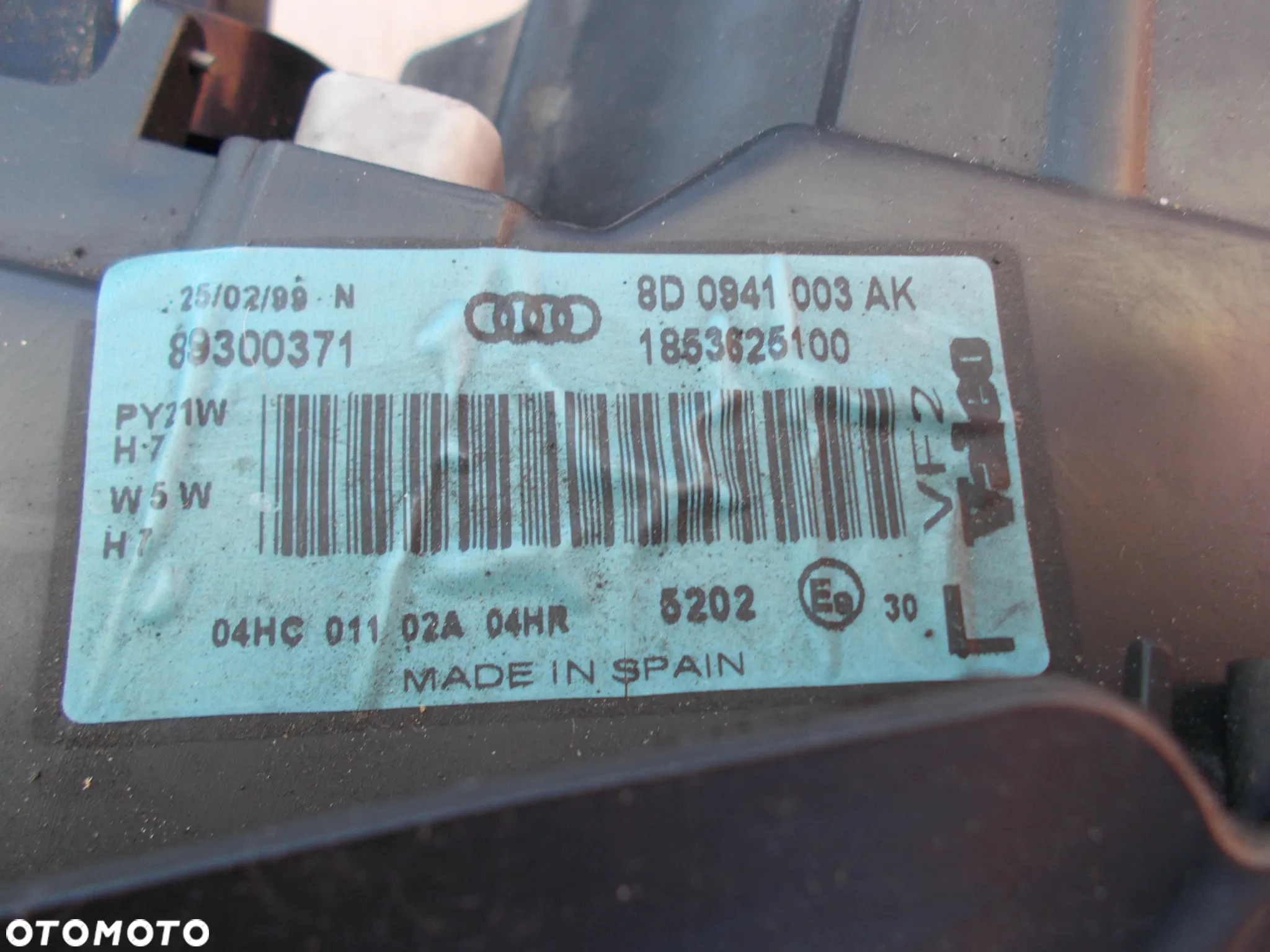 AUDI A4 B5 LIFT 8D LAMPA LEWA PRZÓD PRZEDNIA - 3