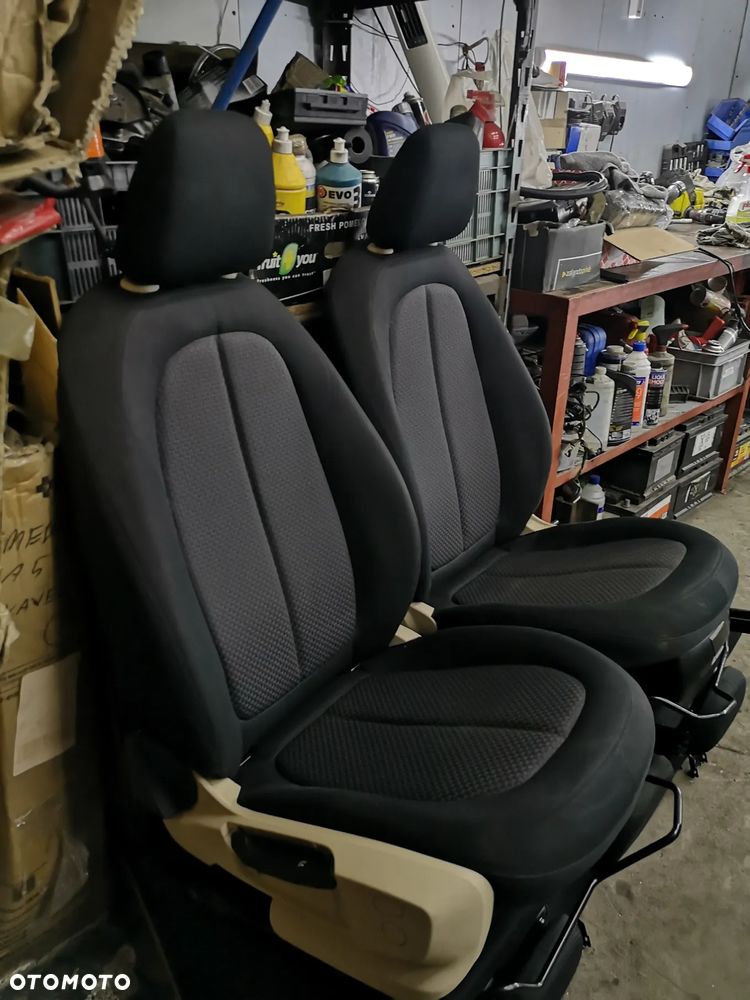 FOTEL KIEROWCY CZARNY MATERIAŁ KANAPA TYLNA BMW 2 F45 ACTIVE TOURER 2017R - 5