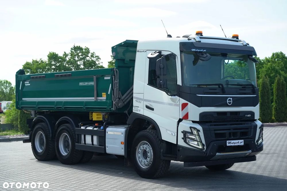 Volvo FMX 420 / 6X4 / WYWROTKA 3 STRONNA / MEILLER / 8 TYS KM / I-SHIFT / EURO 6 / - 16
