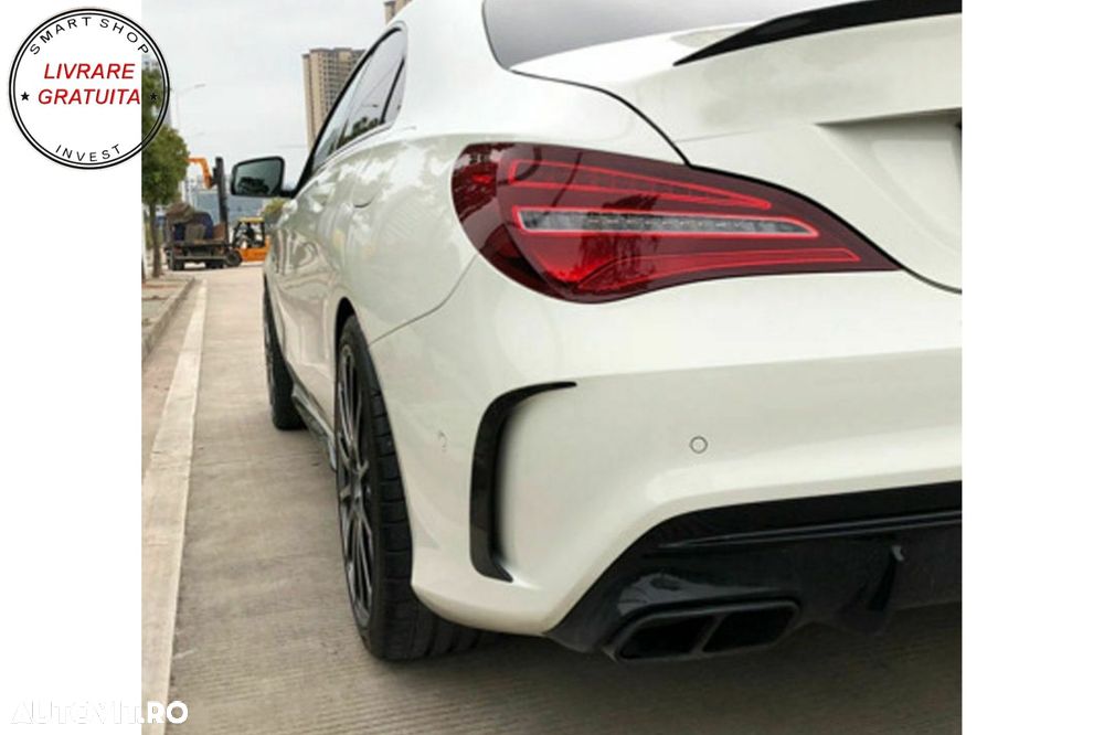 Ornamente bara spate flapsuri Mercedes CLA W117 (2014-2018) Carbon Edition- livrare gratuita - 6