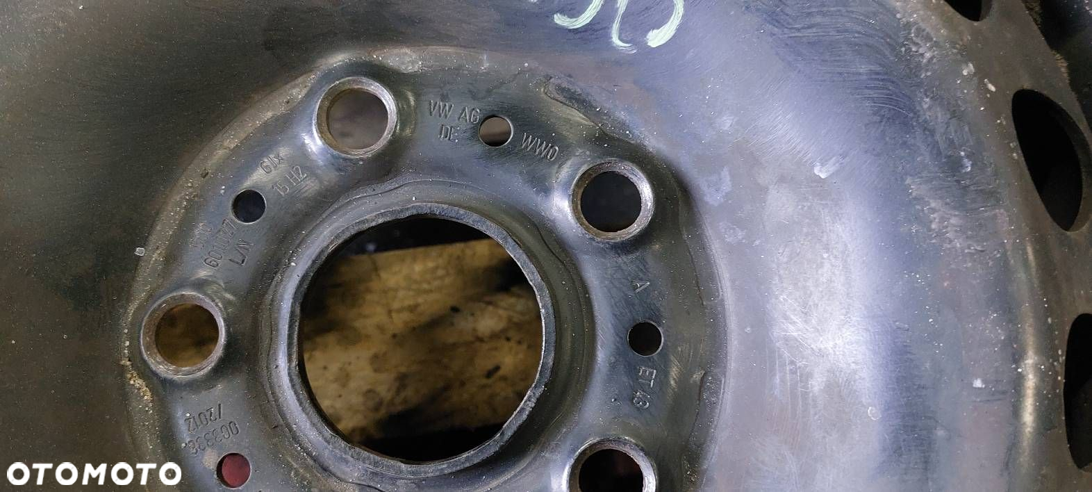 FELGI STALOWE 2 SZT VOLKSWAGEN SKODA 1J0601027 L/N 6JX15 ET43 5X112 - 2