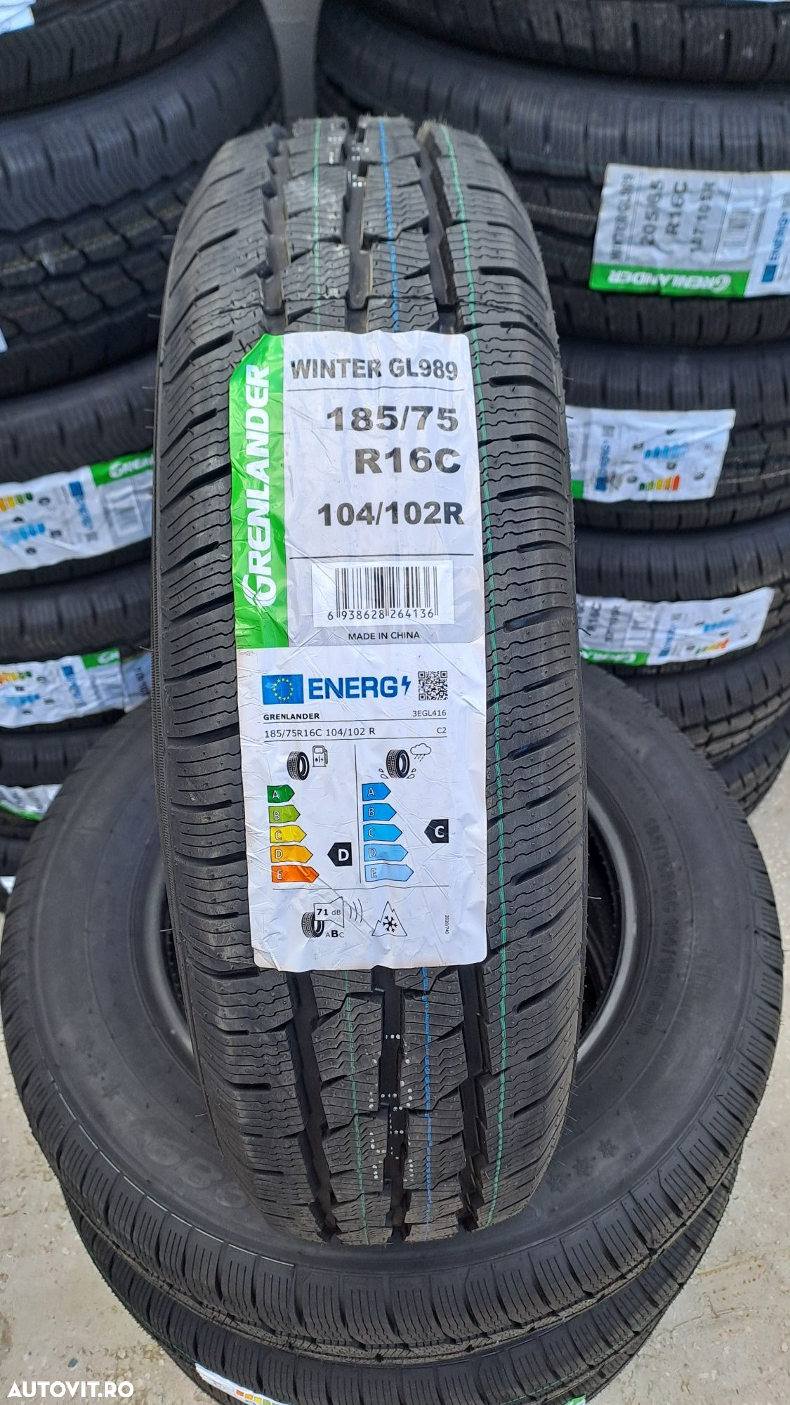 Anvelope noi iarna 185 75 r16c DOT 2024 - 2