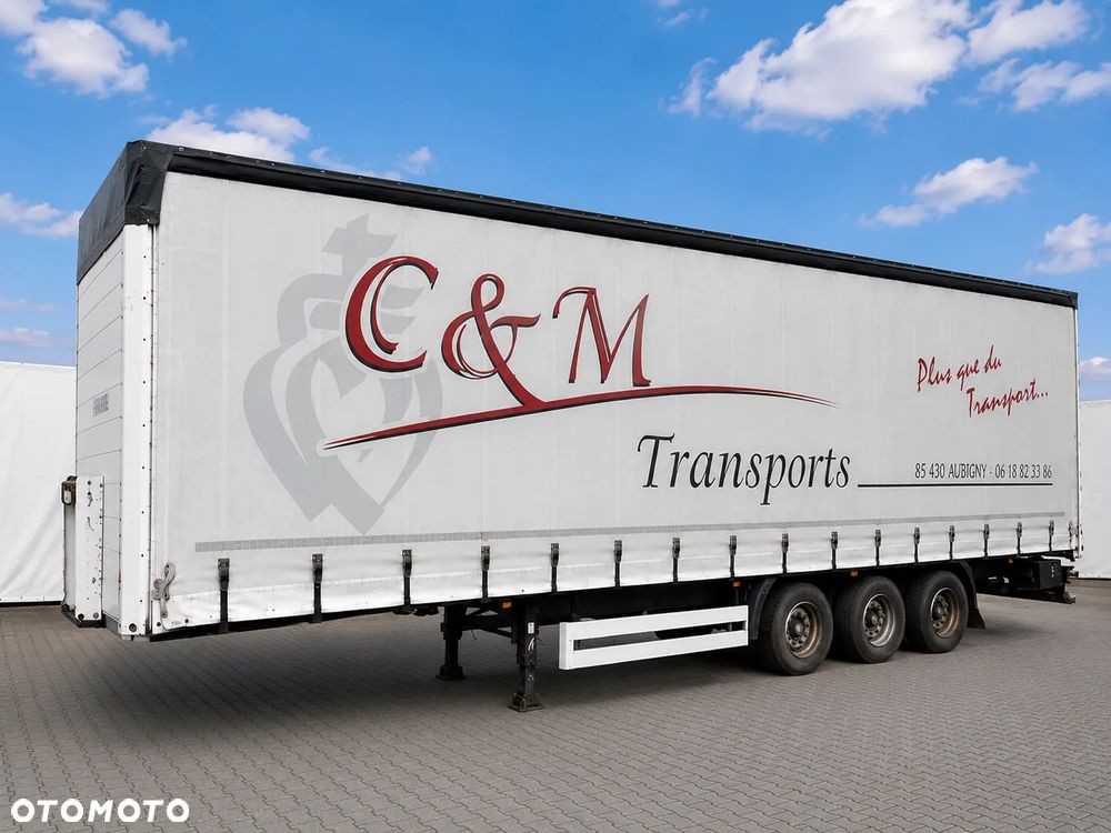 Schmitz Cargobull S01 Naczepa Ciężarowa Burto-Firana OSIE SAF, Nowy Dach ! Rama w ocynku ! Podwieszana Oś , Nowe Oświetlenie ,Nowe Tylne Słupki ! - 1