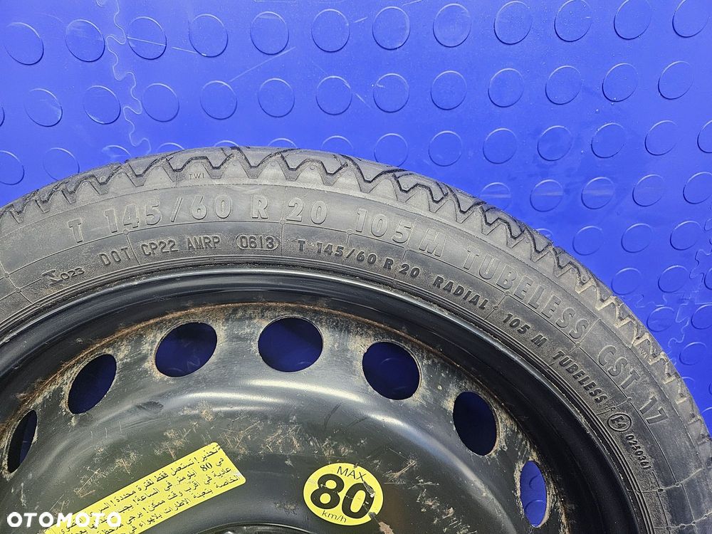 KOŁO DOJAZDOWE AUDI A6 C7 dojazdówka 145/60 R20 ORYGINAŁ - 5