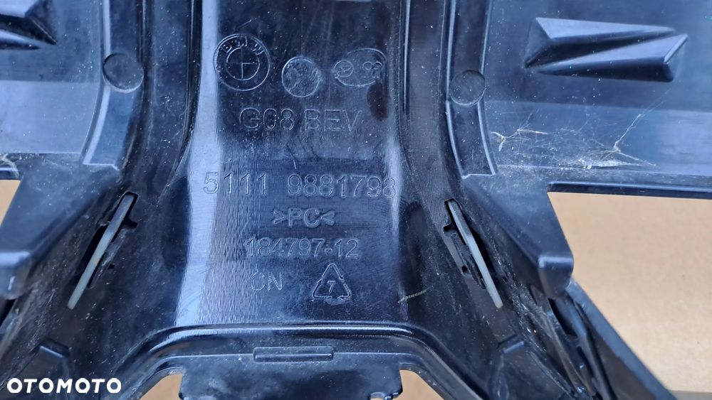 BMW IX3 G08 GRILL ATRAPA CHŁODNICY ZDERZAKA 9881798 ŁADNA POD KAMERĘ - 7