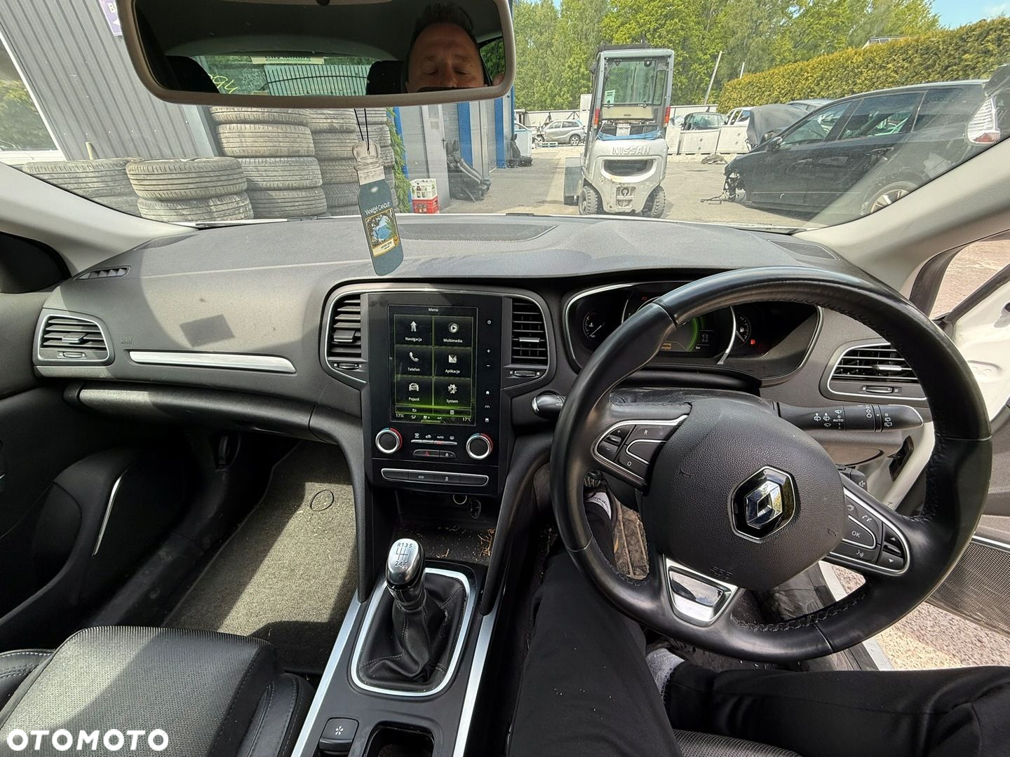 RENAULT SCENIC IV deska kokpit konsola pasy sensor - 2