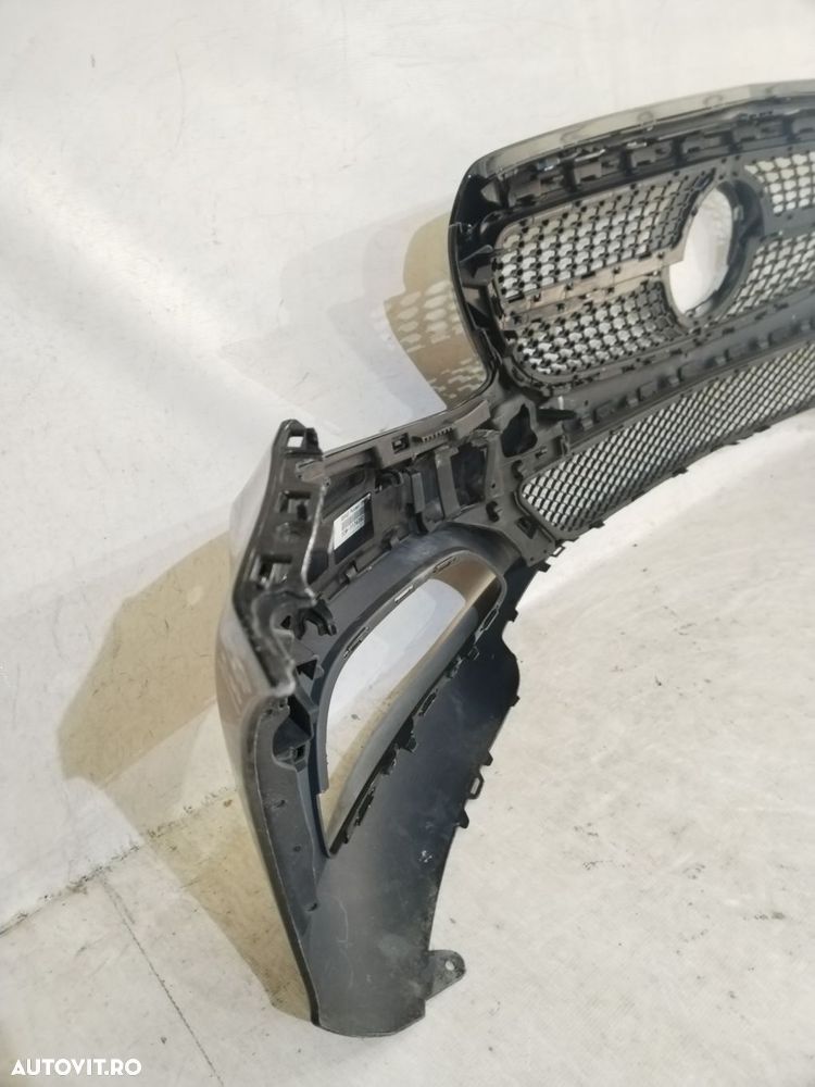Bara fata Mercedes C-Class, W205, 2014, 2015, 2016, 2017, 2018, cod origine OE A2058800125, cu gauri pentru senzori de parcare (6). - 13